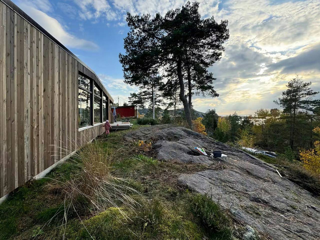 Idyllische und moderne Hütte auf Jeløya in Moss
