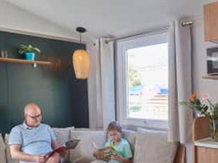 Siblu Camping Meerwijck - Mobile home 4 persons - Elegance 2 bedrooms (4pers) with terrace in Hoogezand-Sappemeer, Groningen region