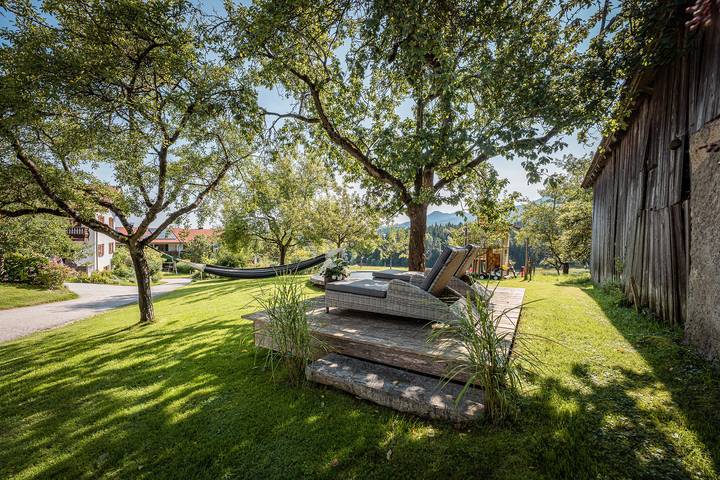 Weissnhof - Ferienwohnung D guat Kammer 50 qm, 1 Schlafzimmer, Wohnschlafraum, bis 4 Personen in Samerberg, Bayerische Alpen