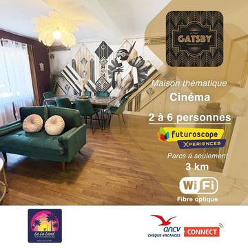 Gîte pour 6 personnes, avec jardin, adapté aux familles à Jaunay-Clan