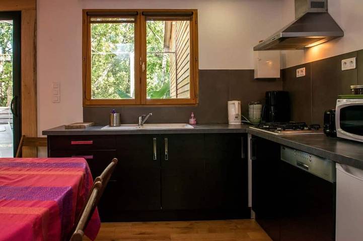Chalet pour 4 personnes, avec jacuzzi, animaux acceptés