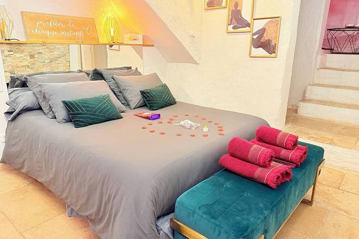 Suite Les Bains D'aphrodite in Auriol, Mittelmeerküste (Frankreich)