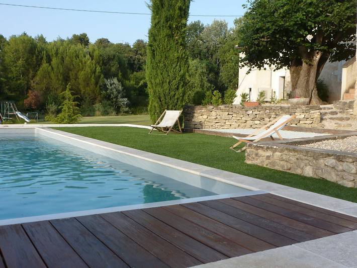 Appartement de vacances pour 2 personnes, avec jardin et piscine