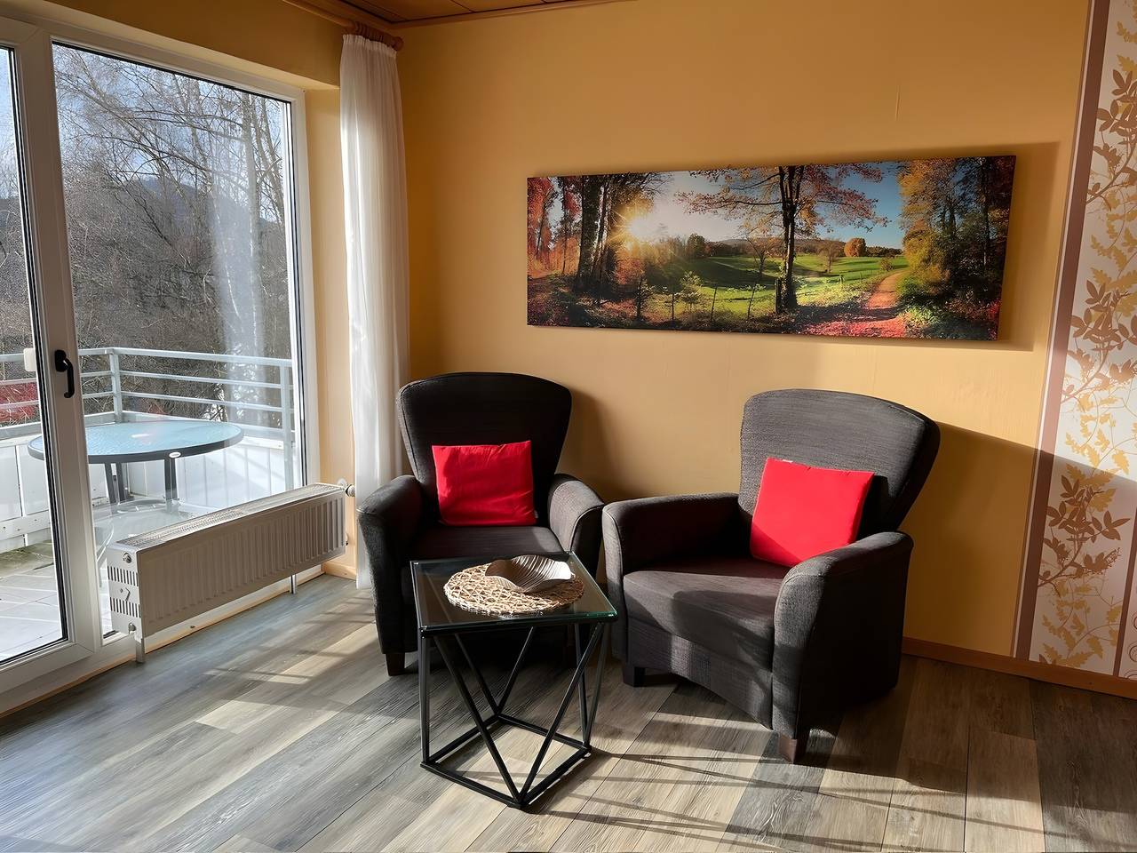 Ganze Wohnung, Apartment „Borberg, 45 qm, 1 Schlafzimmer“ mit Balkon und Wlan in Olsberg, die Mittelgebirge