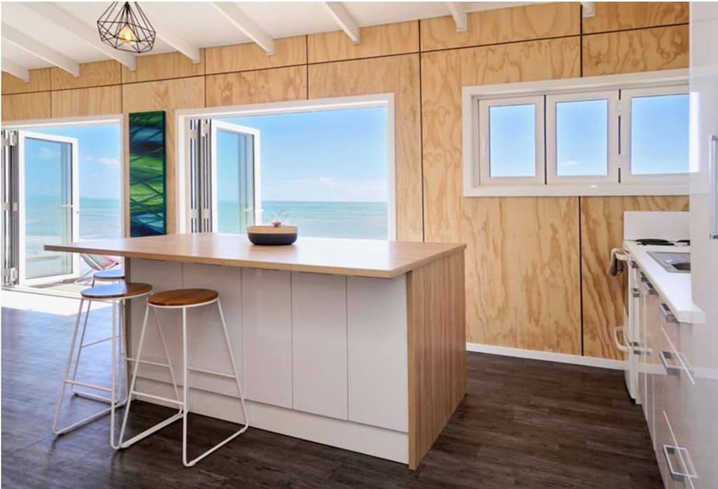 Bach am Strand mit herrlichem Blick in Western Bay of Plenty District