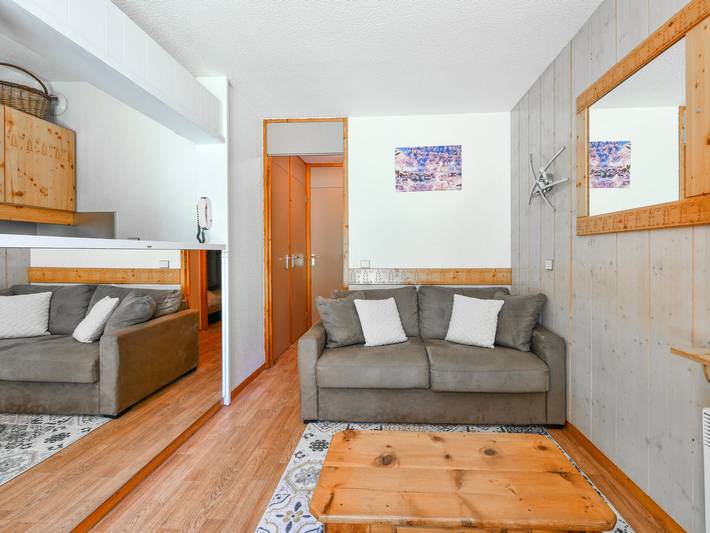 Ganze Wohnung, Renovierte 2-Zimmer-Wohnung, nahe Skipiste, Parkplatz inklusive in Saint-Bon-Tarentaise, Courchevel