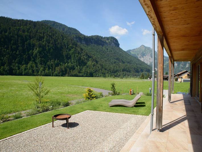 Ferienwohnung für 4 Personen, mit Ausblick und Sauna sowie Pool und Garten in Bizau - 2
