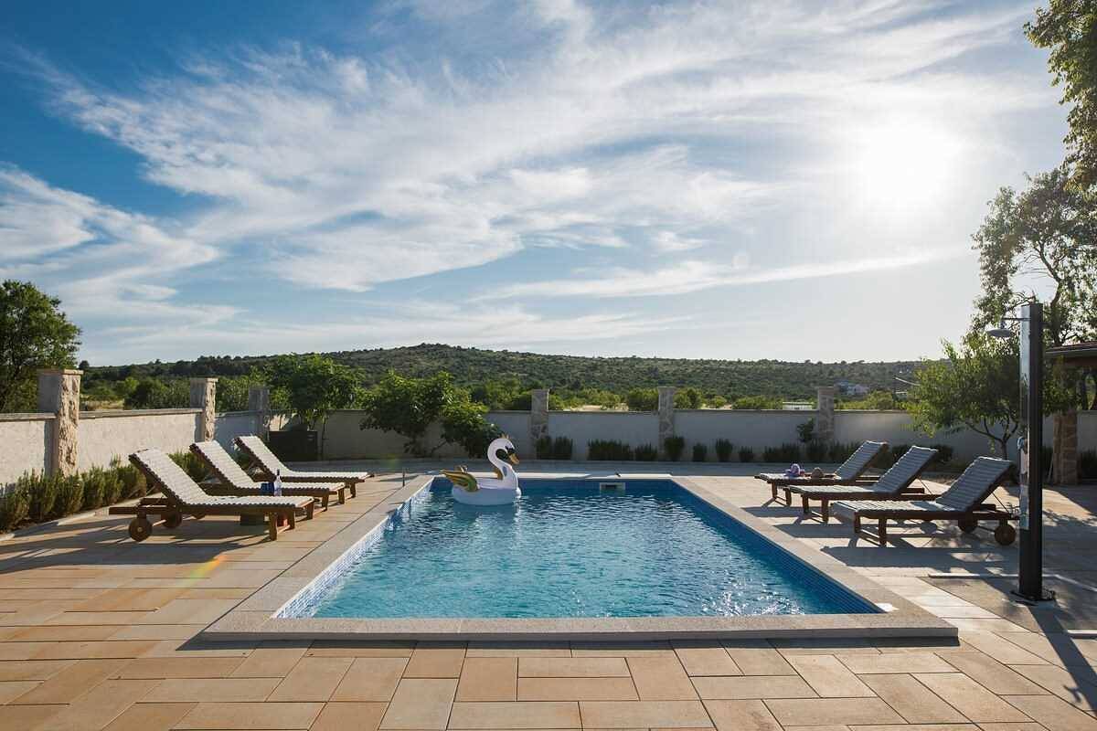 Villa für 6 Personen mit Pool in Primosten, Šibenik-Knin