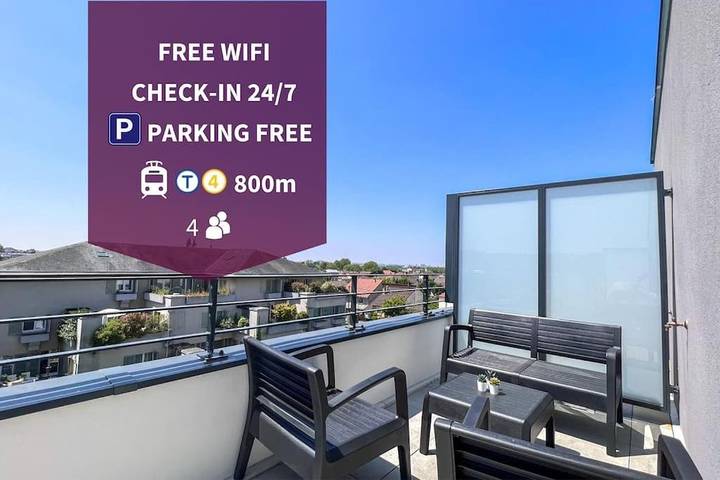 Appartement de vacances pour 5 personnes, avec balcon