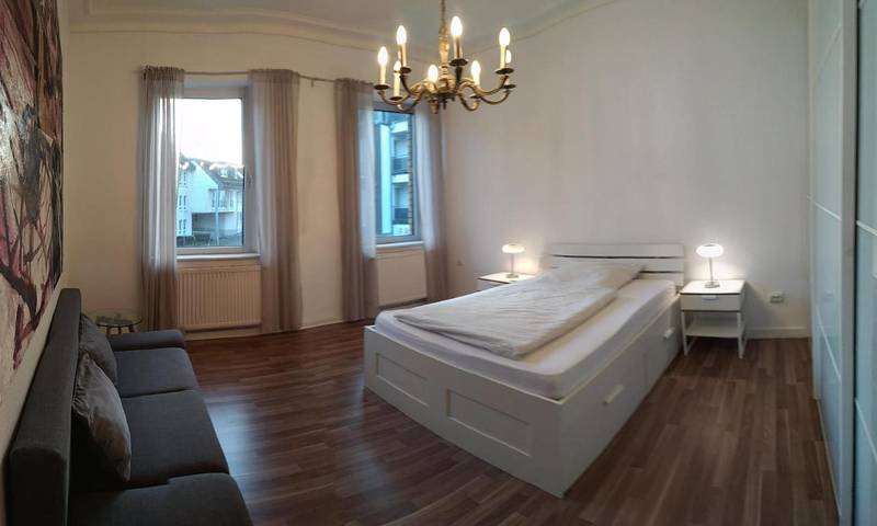 Ferienwohnung für 7 Personen, mit Garten