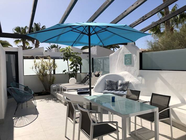 Bungalow für 2 Personen, mit Terrasse und Pool auf Fuerteventura - 4