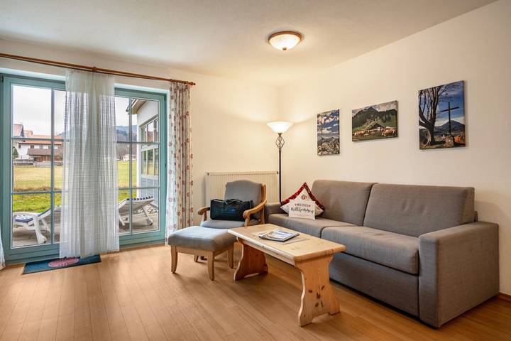 Appartement entier, Appartement 'Brünnstein-Chambre 11' avec piscine, jardin commun et sauna in Oberaudorf, Alpes bavaroises
