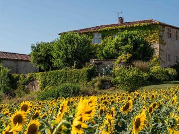 Gîte pour 8 personnes, avec jardin, animaux acceptés à Mailhoc