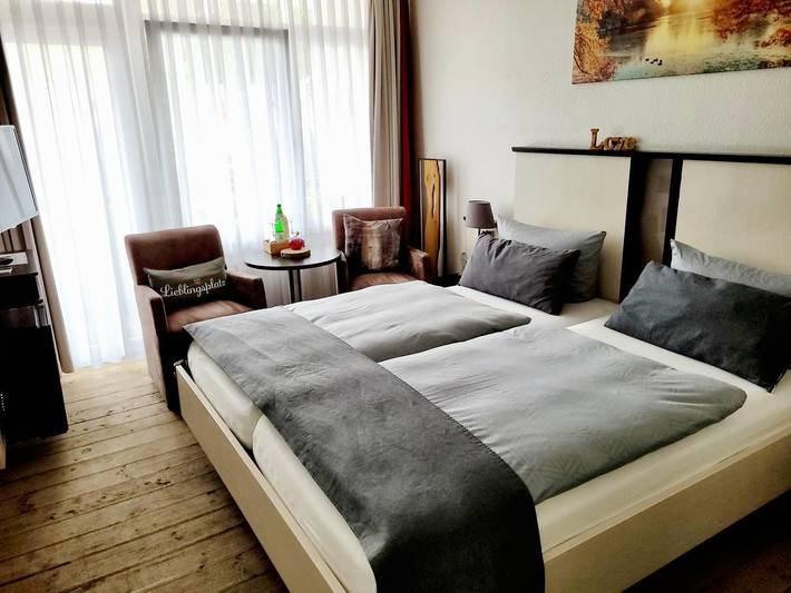 Doppelzimmer mit Balkon oder Terrasse in St. Peter-Bad, St. Peter-Ording