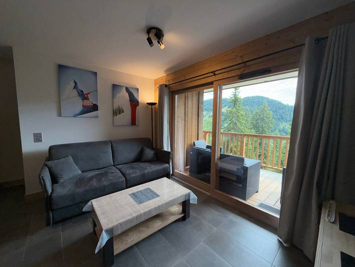 Ganze Wohnung, Neues 3-Zi-Apartment in Les Saisies, 6 Pers, inkl. Parkplatz in Villard-sur-Doron, Albertville und Umgebung