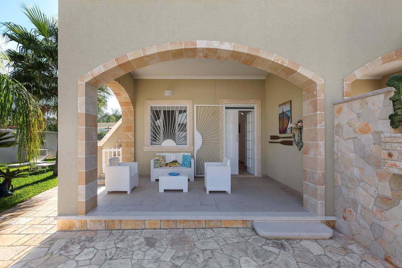 Gästehaus für 6 Personen mit Garten in Spiaggia di Torre Squillace, La Strea