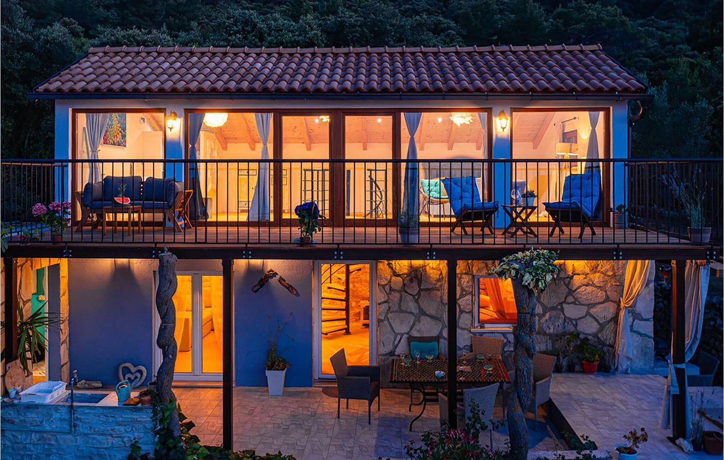 Ferienhaus für 4 Personen mit Terrasse in Blato, Korcula
