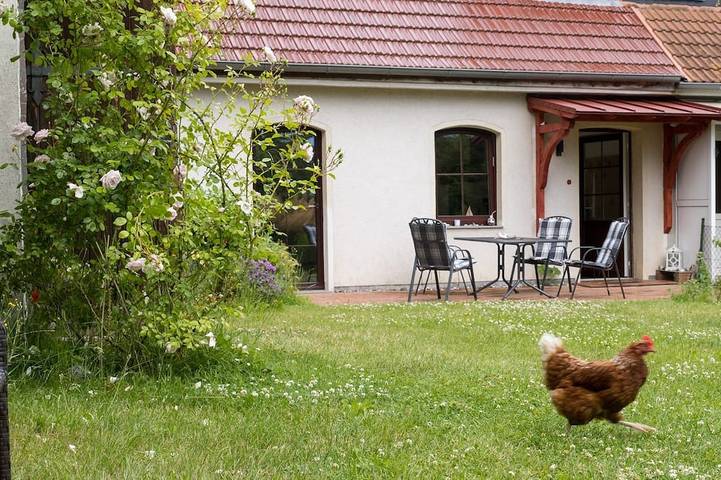 Ferienhaus für 9 Personen, mit Garten