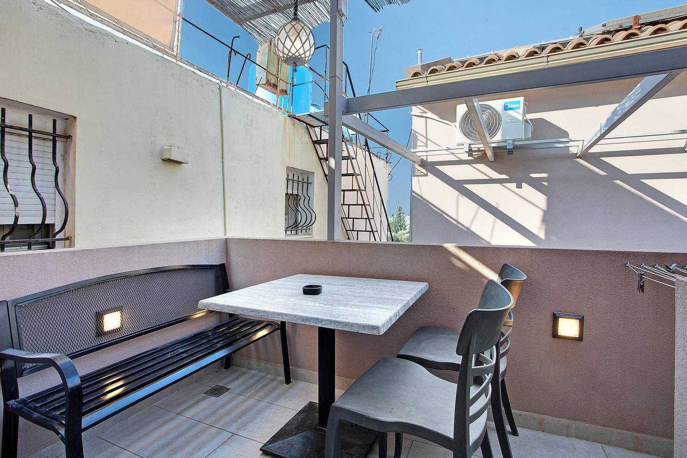 Estúdio inteiro, Apartamento Estúdio "Casa Doppia 1" com Vista para o Mar, Varanda e Wi-Fi in Bochali, Zaquintos