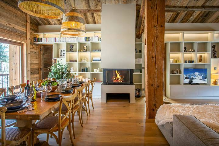 Gîte pour 10 personnes, avec sauna et balcon, adapté aux familles à La Clusaz - 4