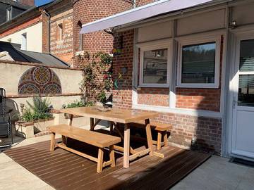 Gîte pour 6 personnes, animaux acceptés à Arques-la-Bataille