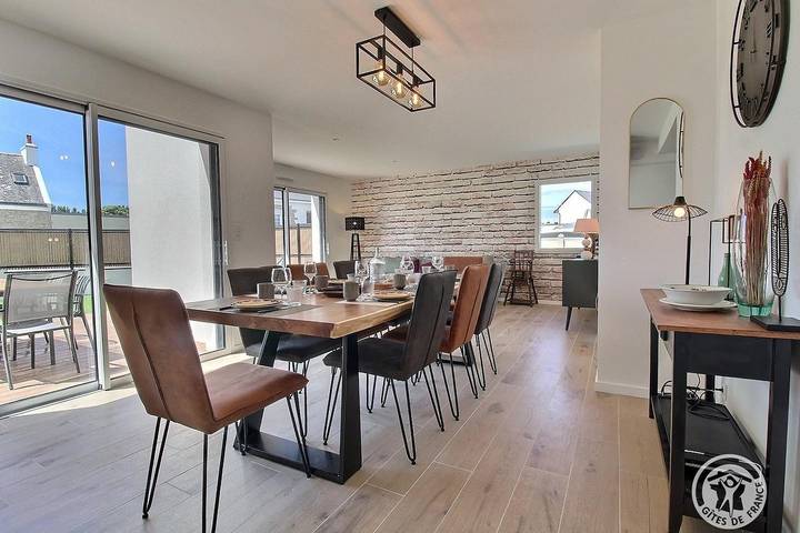 Maison de vacances pour 8 personnes, avec Terrasse et Jardin à Plouhinec (Morbihan)