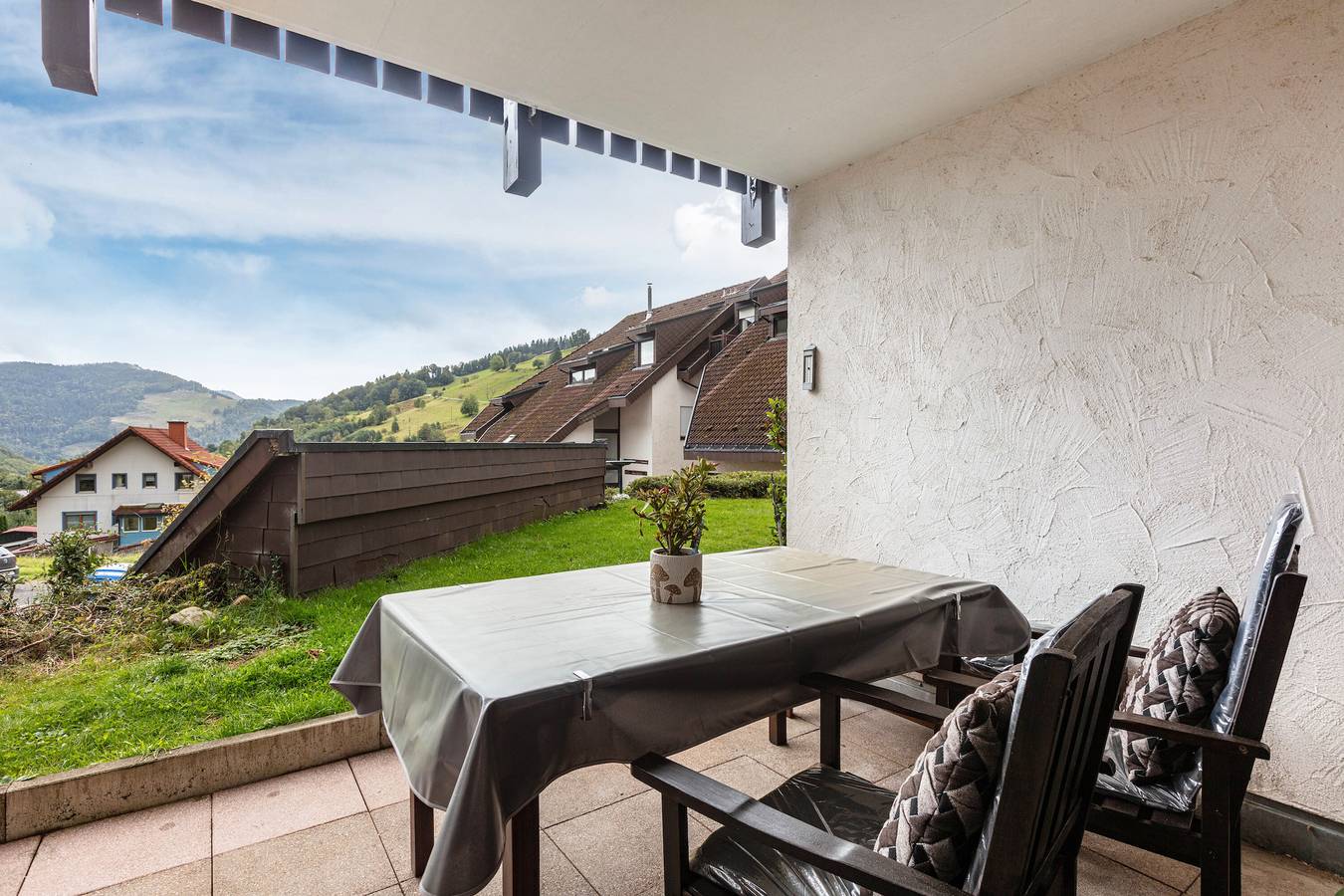 Ganze Wohnung, Apartment 'Blütenzauber' mit Bergblick, privater Terrasse und Wlan in Suedlicher Schwarzwald, Todtnau