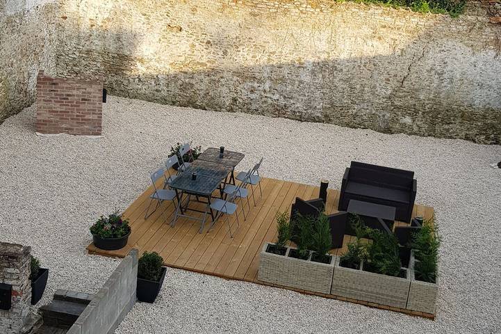 Appartement de vacances pour 5 personnes, avec jardin