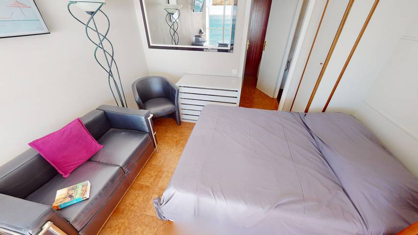 Studio für 2 Personen, mit Balkon und Balkon/Terrasse sowie Meerblick in Menton - 4