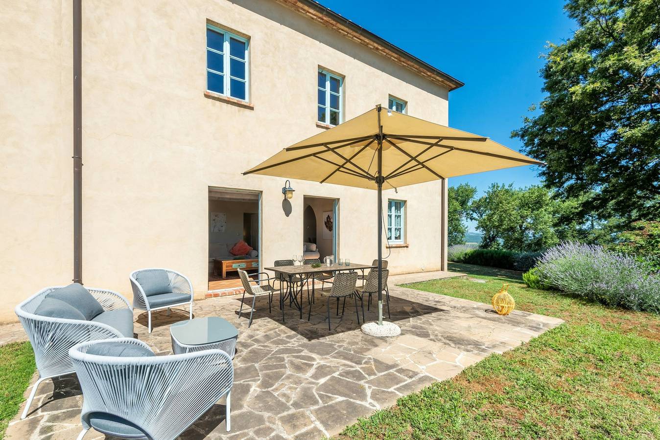 Hel leilighet, Leilighet i gammel landsby i Val d'Orcia in Trequanda, Provinsen Siena