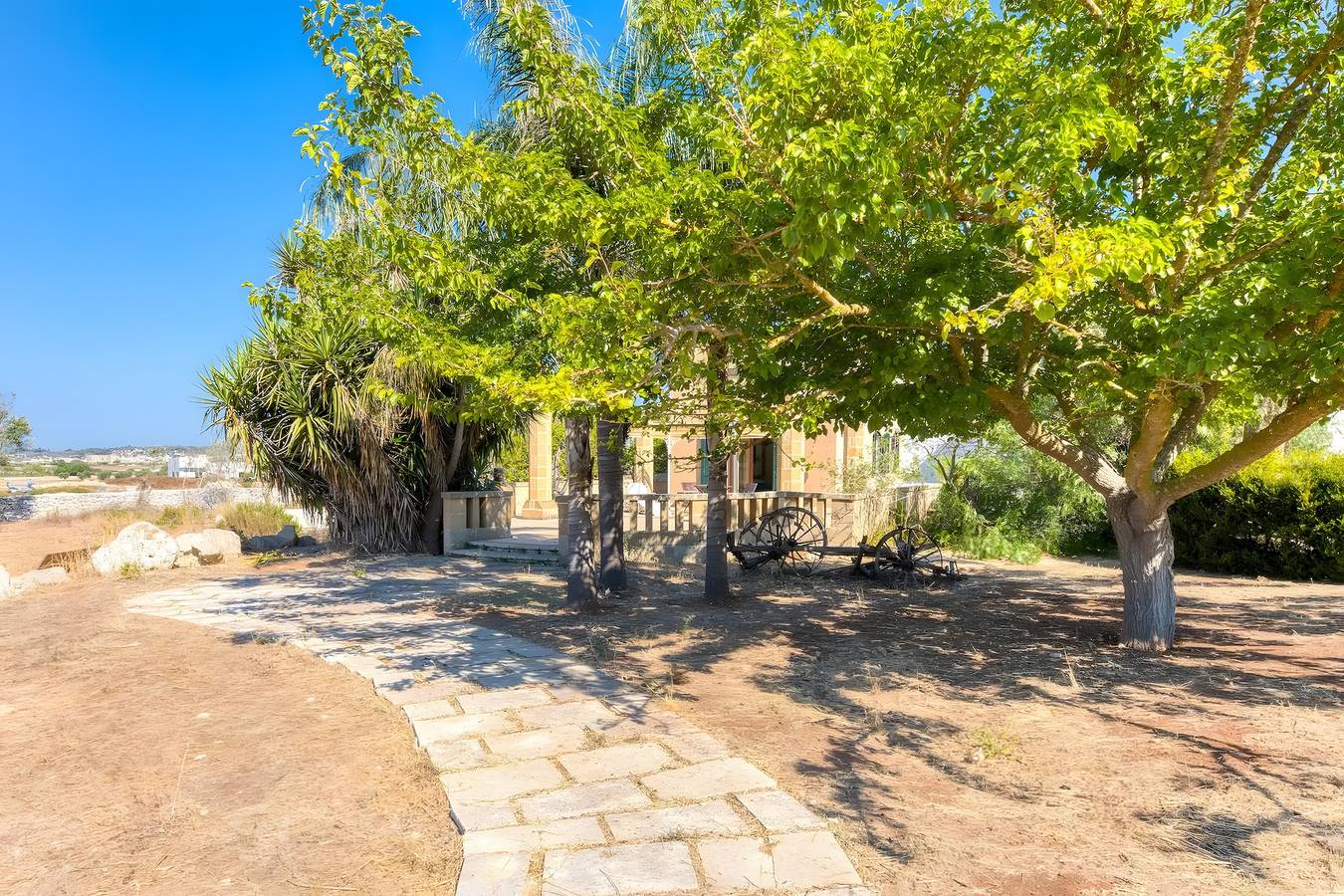 Ganze Wohnung, Ferienwohnung 'Agriturismo Le Baccole - Apt' mit privater Terrasse, privatem Garten und Klimaanlage in Gagliano del Capo, Golf von Tarent