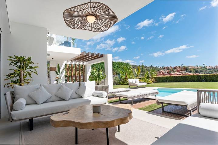 Villa pour 8 personnes, avec balcon et jardin, animaux acceptés à Marbella - 3