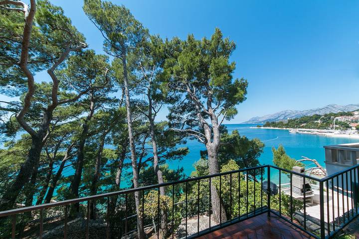 Ferienwohnung für 4 Personen, mit Balkon/Terrasse in Brela