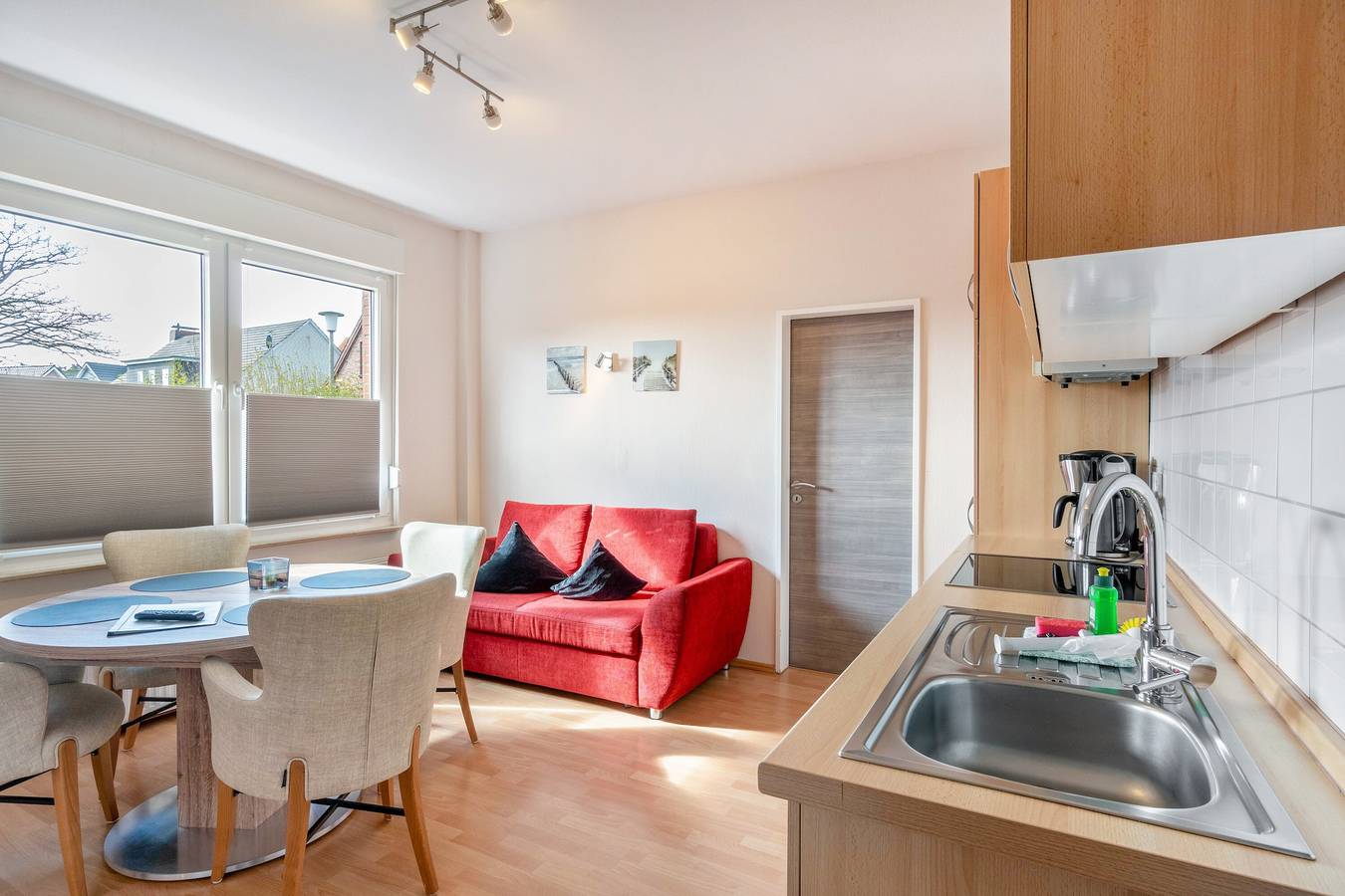 Ganze Wohnung, Ferienhaus 'Südstrand' auf Borkum für 2 bis 4 Gäste, 2 Schlafzimmer in Borkum