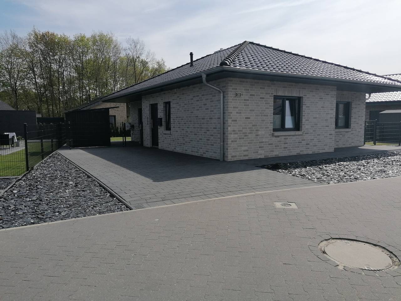 Ferienhaus Devilina mit Sauna und Kamin am Harkebrügger See in Barßel, Oldenburger Münsterland