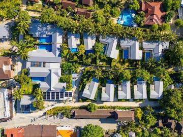 Villa pour 2 personnes, avec vue ainsi que piscine et jardin dans Koh Phangan