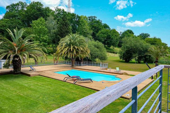 Villa pour 11 personnes, avec piscine ainsi que jardin et vue à Bayonne - 4