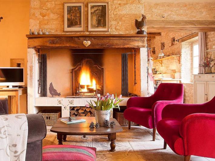 Location de vacances pour 4 personnes, avec jardin ainsi que piscine et vue à Cubjac - 2