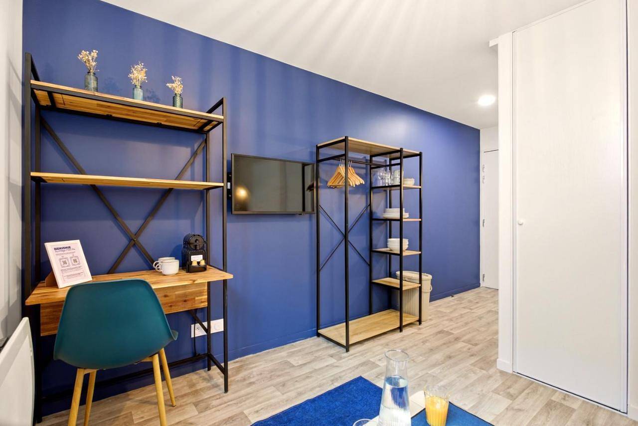 Appartement entier, Studio L'Indigo - F1 design, hypercentre - Caen in Caen, Région de Caen