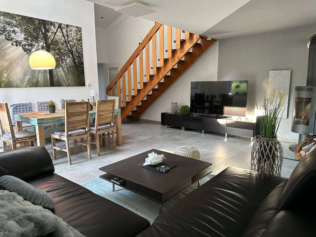 Ferienhaus Frankenwald 80qm unweit vom See in Lichtenberg - Sauna, Klima, Kamin, Garten - Bad Steben - Hof Saale in Lichtenberg (Oberfranken), Landkreis Hof