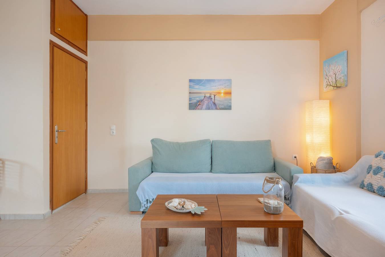 Panoramablick auf das Libysche Meer im Seacrete House! in Keratokampos, Iraklio-Heraklion und Umgebung