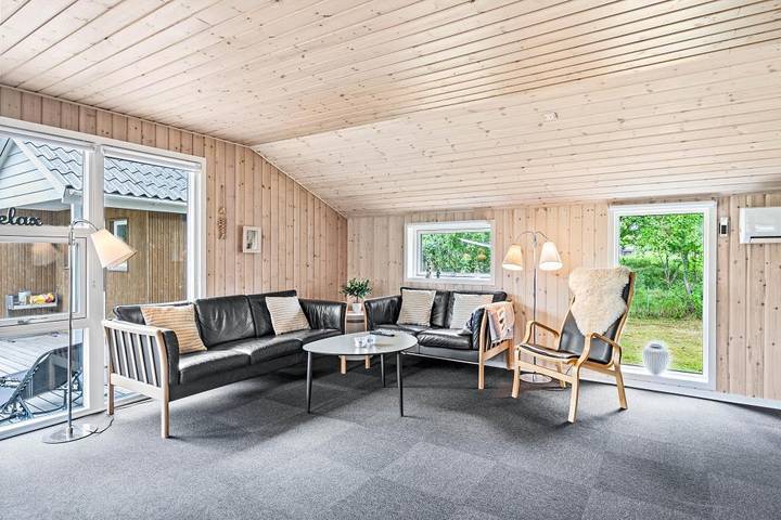 Experience Blåvand in this holiday home for 8 people and 1 dog in Blavand, Varde Region