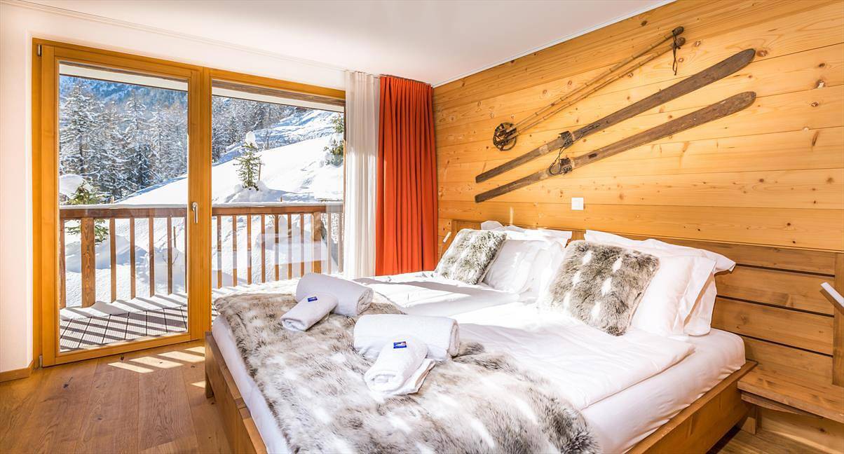 Ganze Wohnung, Luxus-Apartment, 3 Schlafzimmer mit Jacuzzi Chalet Rahas A Grimentz - Nach Mrs Miggins in Grimentz, Anniviers