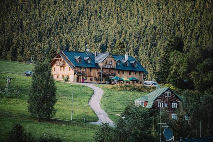 Dom gościnny dla 4 osób, z ogród i widok w Pec pod Sněžkou