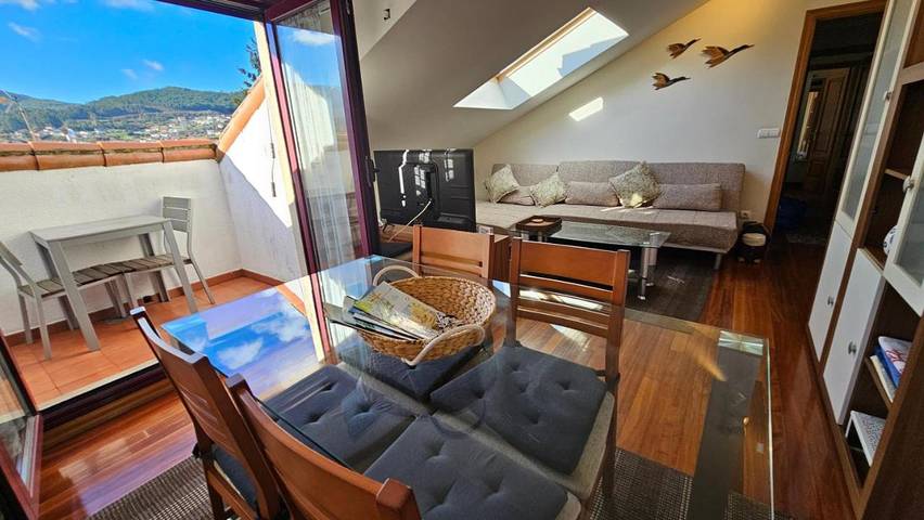 Casa de férias para 4 pessoas, com varanda e vista em Baiona (Galiza)