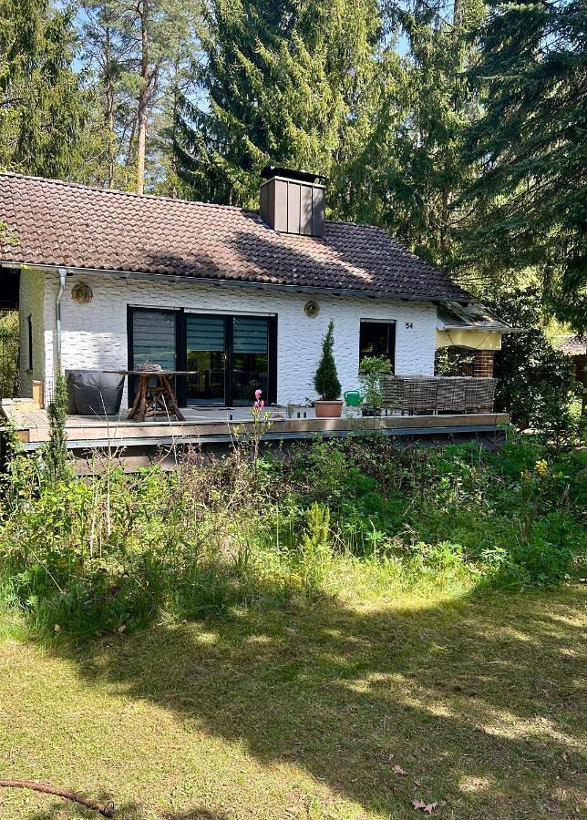 Ferienhaus für 4 Personen, mit Terrasse und Garten sowie Sauna