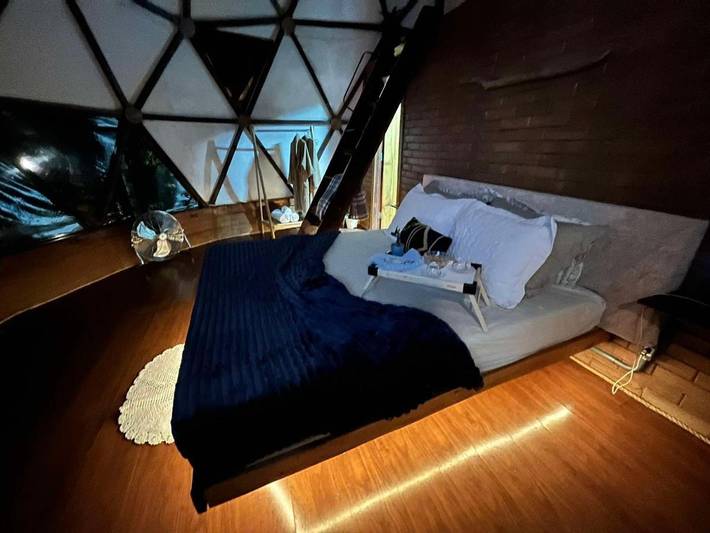 Camping für 4 Personen, mit Garten und Ausblick sowie Pool, mit Haustier in Brasilien