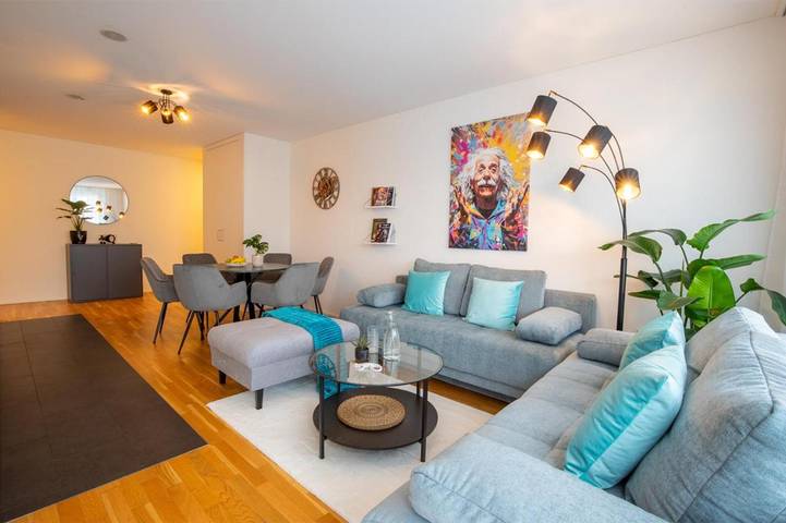 Vacation rental for 6 people, with Balcony and Terrace as well as Yard and View in Basel