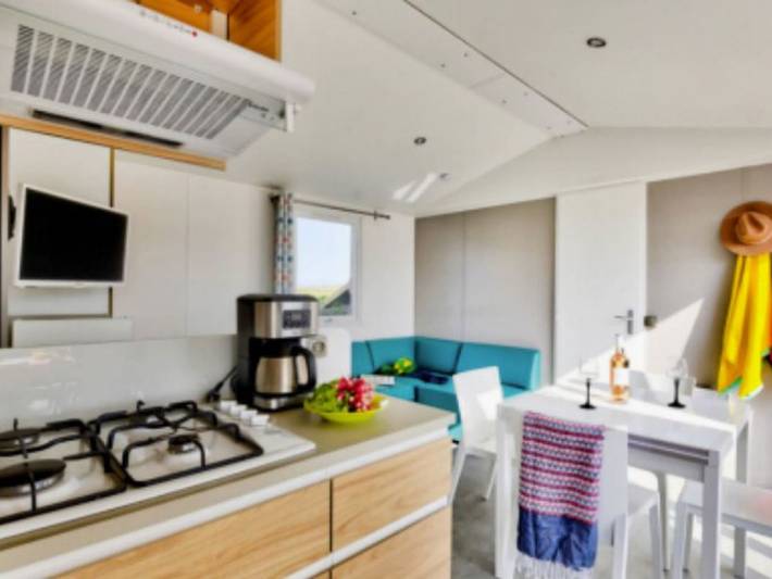 Camping für 6 Personen, mit Terrasse, mit Haustier in Cotentin - 4