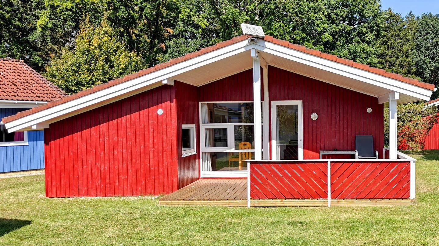 Ferienhaus Typ A mit Doppel-/Etagenbett für 4 Personen im Ferienpark Am Waldrand in Südstrand Pelzerhaken, Ostholstein